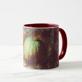 ヴィンテージブルーパンプキンヘアーローム絵画秋 マグカップ (正面右)