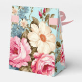 ヴィンテージブルーピンクフローラガーデン フェイバーボックス (裏面サイド)