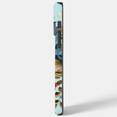 ヴィンテージブルーピンクフローラガーデン Case-Mate iPhoneケース (裏面 / 左)