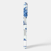 ヴィンテージブルーピーコックオランダデルフトフローラ水彩 Case-Mate iPhoneケース (裏面 / 右)