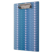 ヴィンテージブルーフローラの壁紙パターン クリップボード (左)