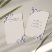 ヴィンテージブルーフローラジュエリーイヤリングディスプレイ