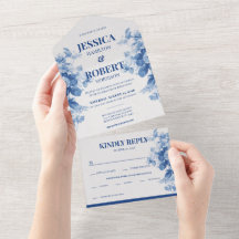 ヴィンテージブルーフローラチノインスパイアイセリ結婚ス