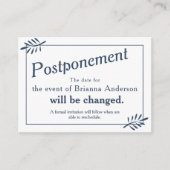 ヴィンテージブルーフローラフレーム情報カード アドバイスカード (正面)