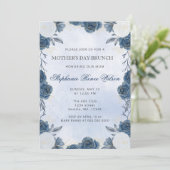 ヴィンテージブルーフローラマザーズデイブランチ 招待状 (スタンド正面)