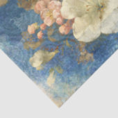 ヴィンテージブルーフローラ切り離し 薄葉紙 (詳細)