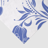 ヴィンテージブルーフローラ切り離し 薄葉紙 (詳細)