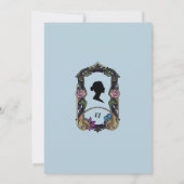 ヴィンテージブルーブリジェルトンブライダルシャワー招待 招待状 (裏面)