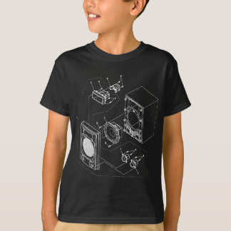 ヴィンテージブループリント – スピーカーオーディオスピーカーのリファレンス Tシャツ