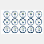 ヴィンテージブルーベリージャムカニング ラベル (シート)