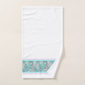 ヴィンテージブルーペイズリーバスタオルセット バスタオルセット (ハンドタオル)