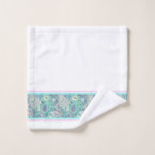 ヴィンテージブルーペイズリーバスタオルセット バスタオルセット (ウォッシュタオル)