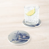 ヴィンテージブルーホワイトデルフトウィンドミル コースター (側面)