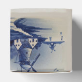 ヴィンテージブルーホワイトデルフトウィンドミル フェイバーボックス (上部)