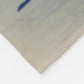 ヴィンテージブルーホワイトデルフトウィンドミル フリースブランケット (角)