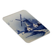 ヴィンテージブルーホワイトデルフトウィンドミル マグネット (右側)