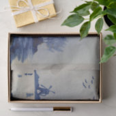 ヴィンテージブルーホワイトデルフトウィンドミル 薄葉紙 (ギフト)