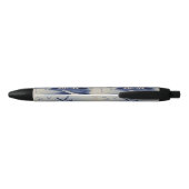 ヴィンテージブルーホワイトデルフトウィンドミル 黒ボールペン (裏面)