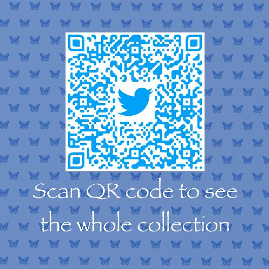 ヴィンテージブルーホワイトバタフライパーソナライズされたボウ アクセントクッション