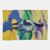 ヴィンテージブルーホースIIブライトカラーズ キッチンタオル (横)