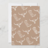 ヴィンテージブルーボーイズワイルドライド1st誕生日 招待状 (裏面)