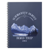 ヴィンテージブルーマウンテンレイクサンセット ノートブック (正面)