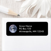 ヴィンテージブルーマーブルアース ラベル (インサイチュ)