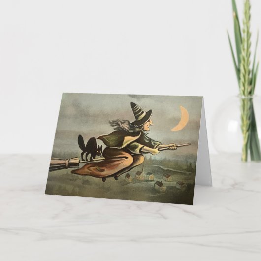 ヴィンテージブルームウィッチハロウィンカード シーズンカード (正面)
