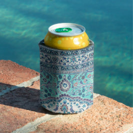 ヴィンテージブルーラグ 缶クーラー