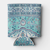 ヴィンテージブルーラグ 缶クーラー (正面)