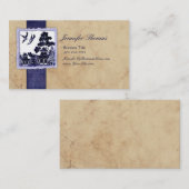 ヴィンテージブルーラブバード 名刺 (正面/裏面)