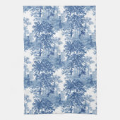 ヴィンテージブルーランドスケープ枠(UrnsおよびColumnsを含む) キッチンタオル (縦)