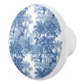 ヴィンテージブルーランドスケープ枠（UrnsおよびColumnsを含む） セラミックノブ (右)