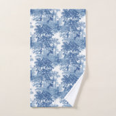 ヴィンテージブルーランドスケープ枠(UrnsおよびColumnsを含む) バスタオルセット (ハンドタオル)