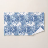 ヴィンテージブルーランドスケープ枠(UrnsおよびColumnsを含む) バスタオルセット (ハンドタオル)