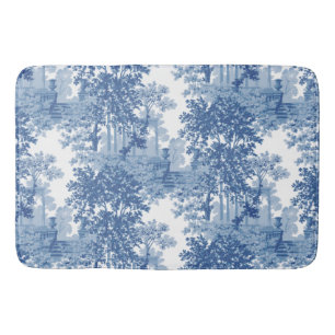 ヴィンテージブルーランドスケープ枠(UrnsおよびColumnsを含む) バスマット
