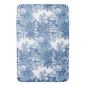 ヴィンテージブルーランドスケープ枠（UrnsおよびColumnsを含む） バスマット (正面縦)