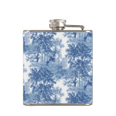 ヴィンテージブルーランドスケープ枠（UrnsおよびColumnsを含む） フラスク (裏面)