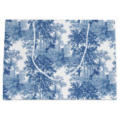 ヴィンテージブルーランドスケープ枠（UrnsおよびColumnsを含む） ラージペーパーバッグ (正面)