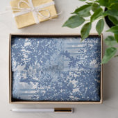 ヴィンテージブルーランドスケープ枠（UrnsおよびColumnsを含む） 薄葉紙 (ギフト)