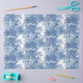 ヴィンテージブルーランドスケープ枠（UrnsおよびColumnsを含む） 薄葉紙 (クラフト)