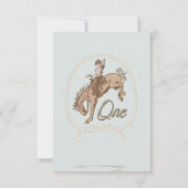 ヴィンテージブルーリトルバッカルーウェスタン1歳 サンキューカード (裏面)