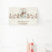 ヴィンテージブルーリトルバッカルーウェスタン1歳 横断幕 (インサイチュ)