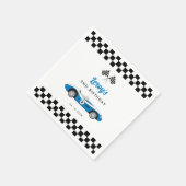 ヴィンテージブルーレースカーボーイ2nd誕生日パーティー スタンダードカクテルナプキン (角)