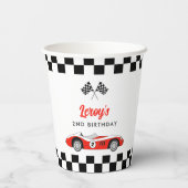 ヴィンテージブルーレースカーボーイ2nd誕生日パーティー 紙コップ (裏面)
