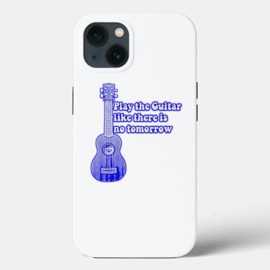 ヴィンテージブルー感動的ギター Case-Mate iPhoneケース (裏面)