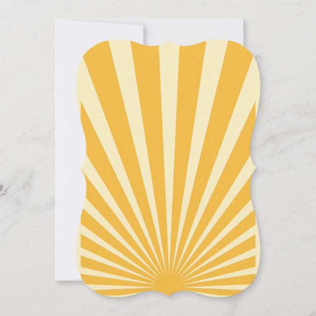 ヴィンテージブルー日が差すことポスター (正面)