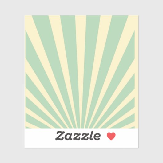 ヴィンテージブルー日が差すことポスター シール (シート)