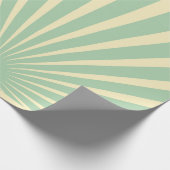 ヴィンテージブルー日が差すことポスター ラッピングペーパー (角)