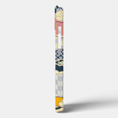 ヴィンテージブルー日本のホワイト着物桜フローラ Case-Mate iPhoneケース (裏面 / 左)